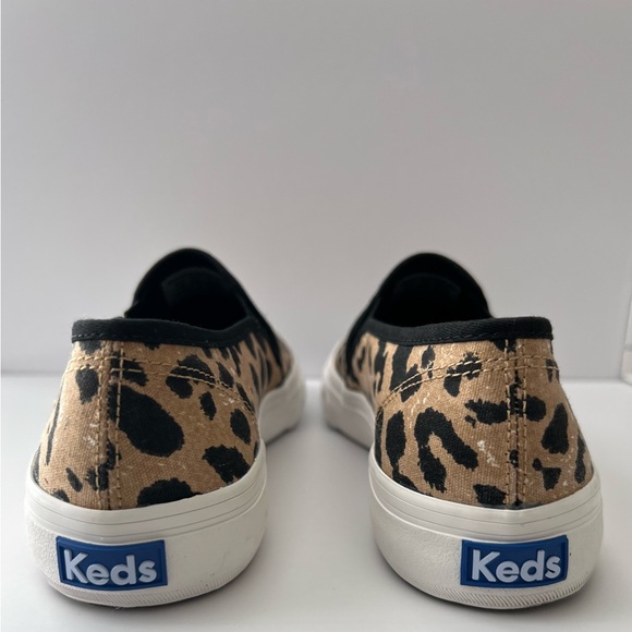 Keds Tan and Black Leopard Print Flats - Picture 8 of 15